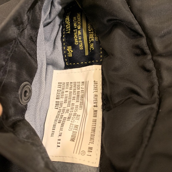 Alpha Industries X UMG MA-1 Bomber Jacket *RARE* - Picture 5 of 8